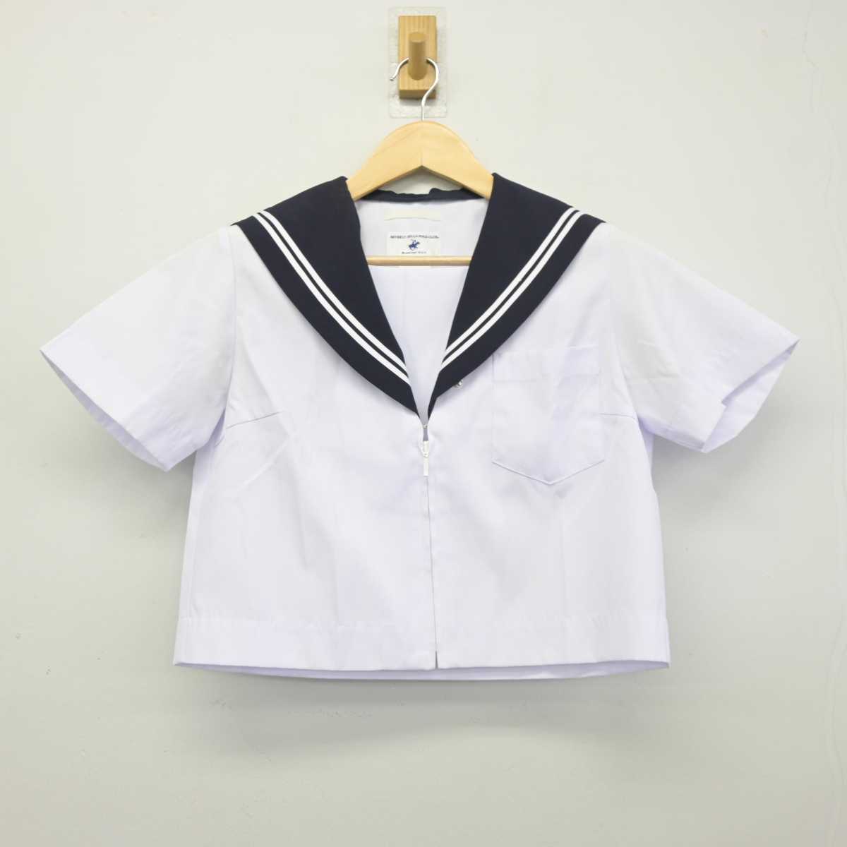 【中古】愛知県 常滑市立鬼崎中学校 女子制服 2点 (セーラー服・スカート) sf044701