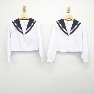 【中古】愛知県 常滑市立鬼崎中学校 女子制服 2点 (セーラー服) sf044703