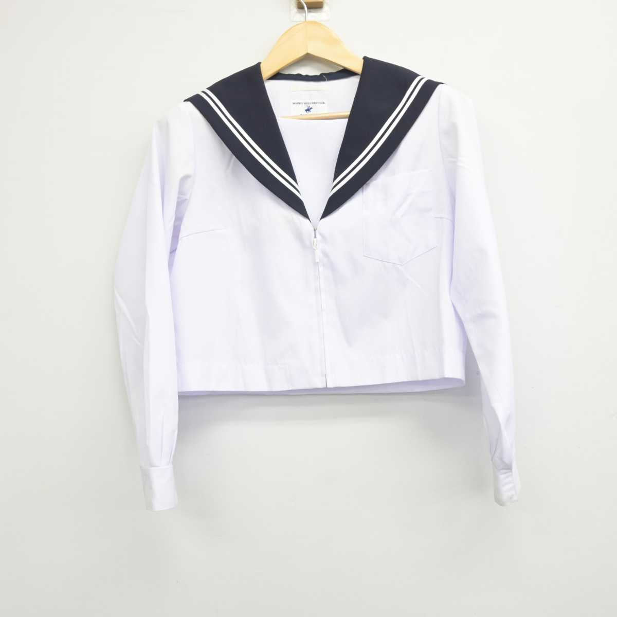 【中古】愛知県 常滑市立鬼崎中学校 女子制服 2点 (セーラー服) sf044703