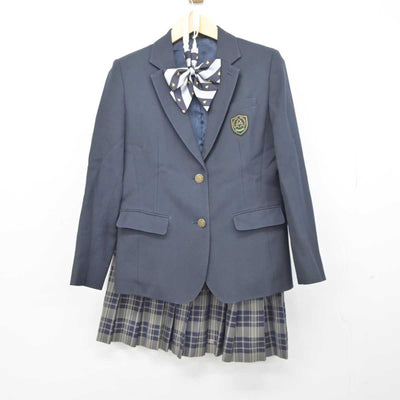 【中古】東京都 目黒高等学校 女子制服 4点 (ブレザー・スカート) sf044707