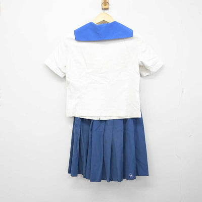 【中古】秋田県 秋田西高等学校 女子制服 3点 (セーラー服・スカート) sf044709