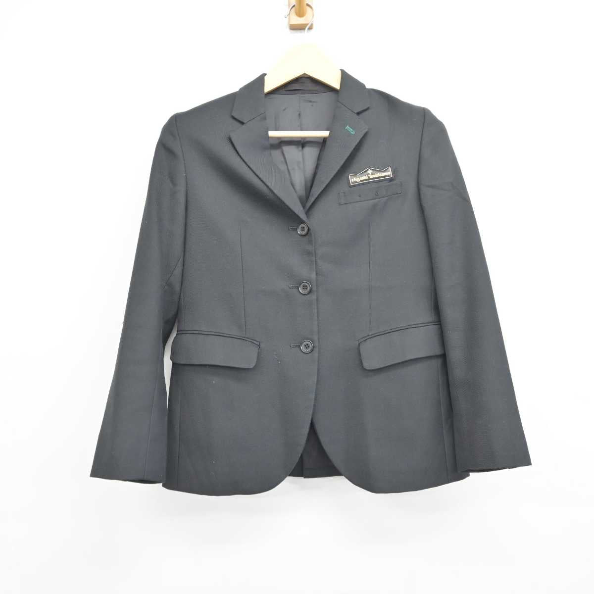 【中古】北海道 東月寒中学校 女子制服 2点 (ブレザー・スカート) sf044714