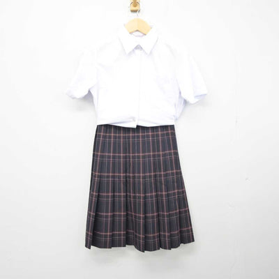 【中古】埼玉県 春日部特別支援学校 女子制服 2点 (シャツ・スカート) sf044735