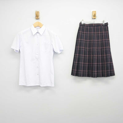 【中古】埼玉県 春日部特別支援学校 女子制服 2点 (シャツ・スカート) sf044735