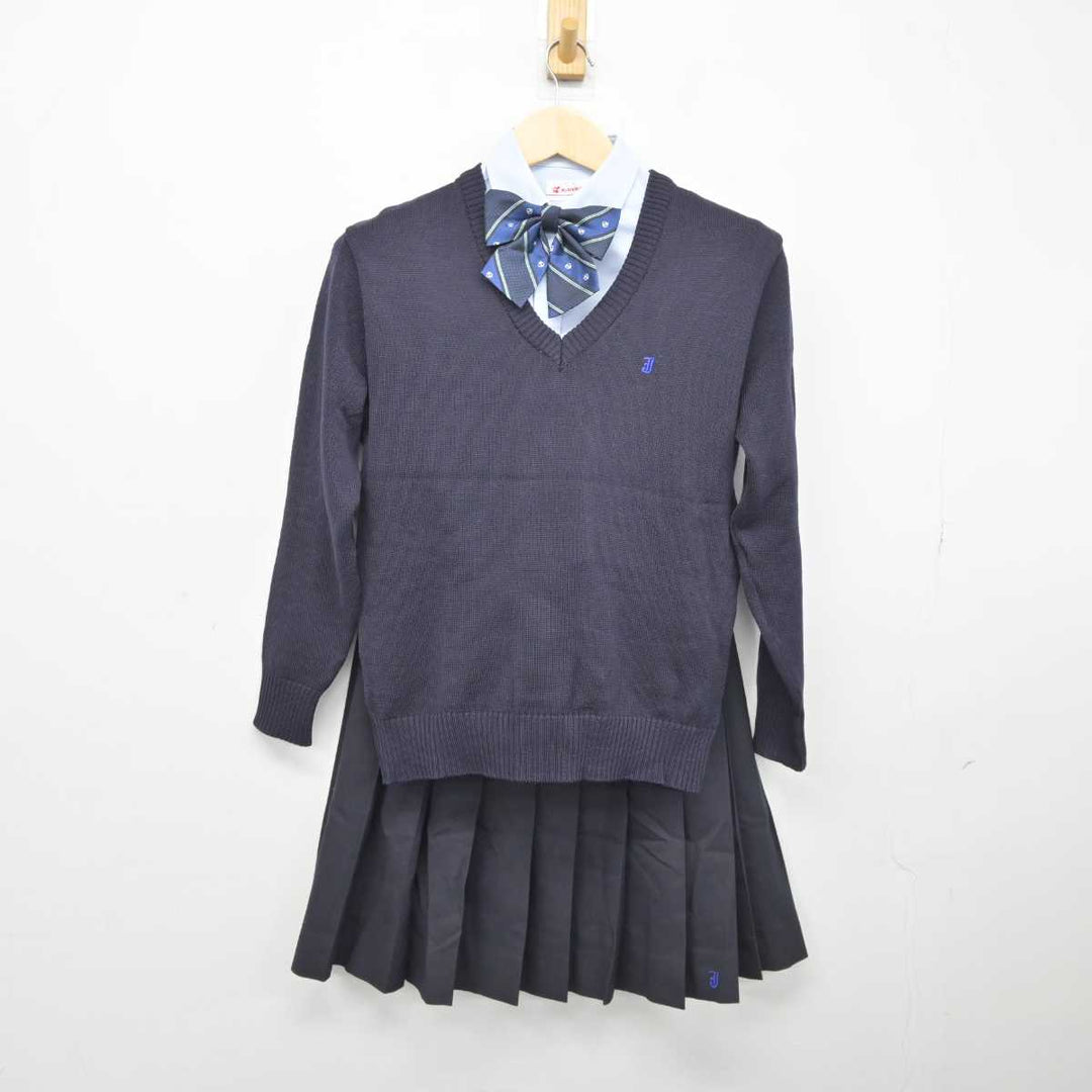 【中古】東京都 城北高等学校 女子制服 5点 (ブレザー・ニット・シャツ・スカート) sf044742 | 中古制服通販パレイド