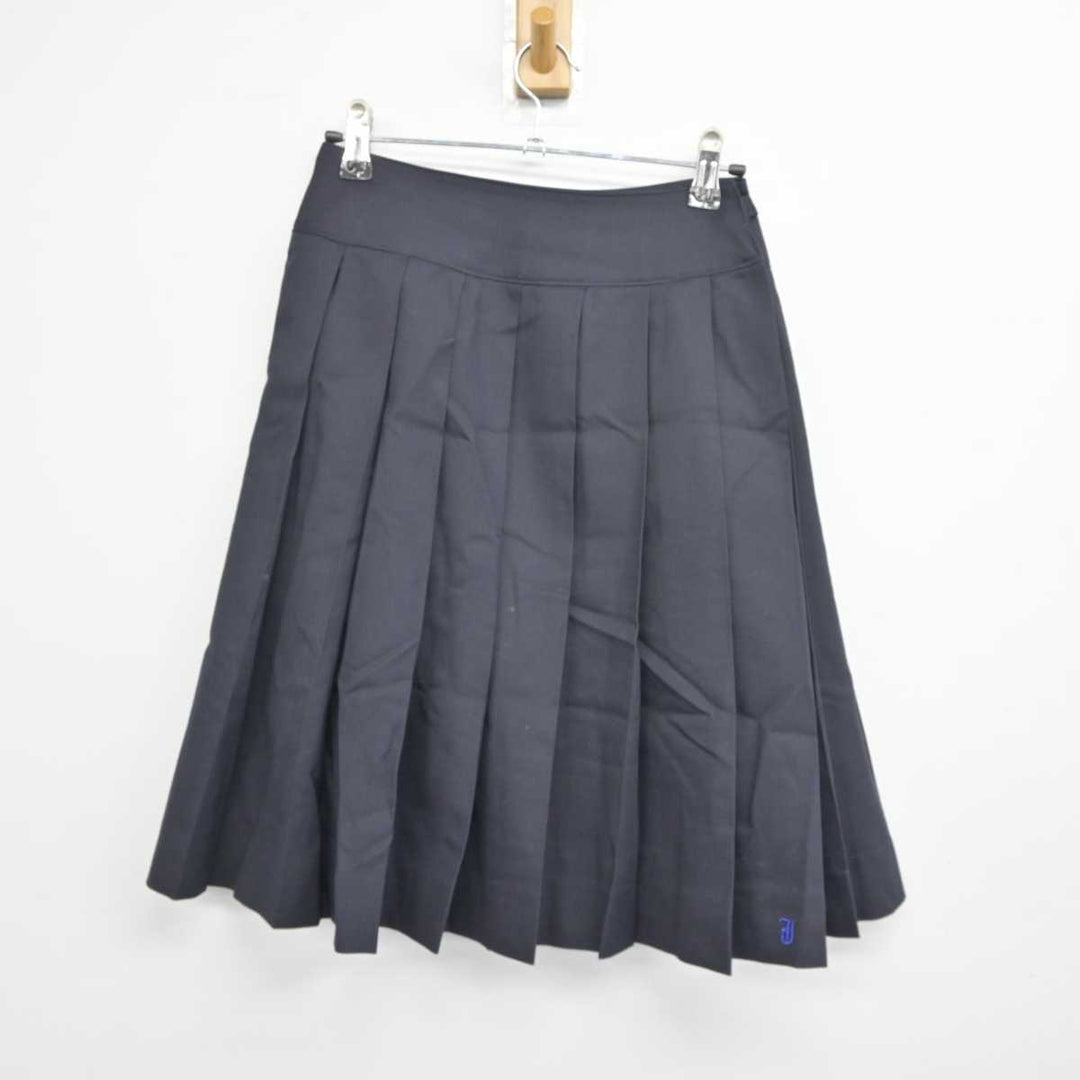 中古】東京都 城北高等学校 女子制服 5点 (ブレザー・ニット