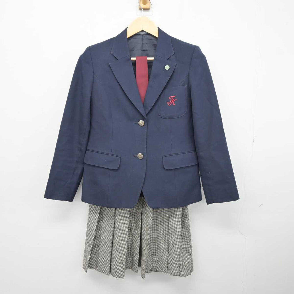 【中古】兵庫県 宝塚北高等学校 女子制服 3点 (ブレザー・スカート) sf044748