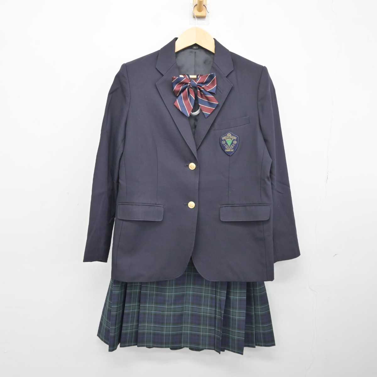 【中古】愛知県 星槎名古屋中学校 女子制服 3点 (ブレザー・スカート) sf044767