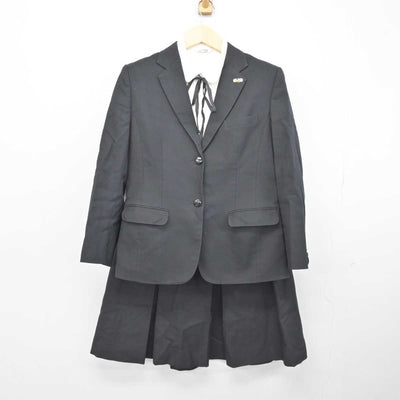 【中古】福岡県 田川高等学校 女子制服 4点 (ブレザー・シャツ・スカート) sf044775