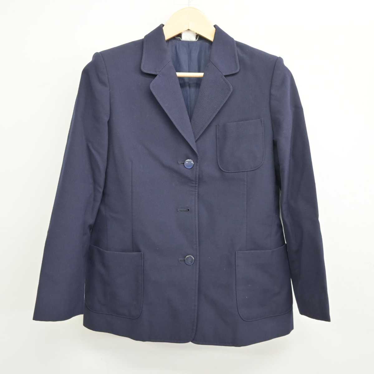 【中古】埼玉県 小針中学校 女子制服 4点 (ブレザー・スカート) sf044784