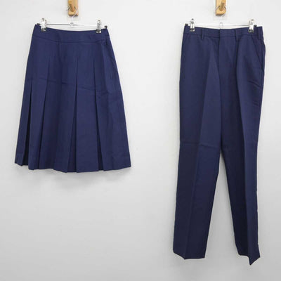 【中古】千葉県 君津高等学校 女子制服 4点 (ブレザー・シャツ・ズボン・スカート) sf044816