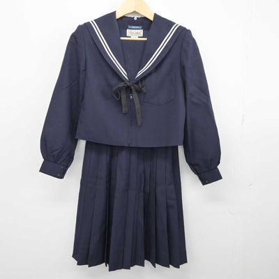 【中古】愛知県 富田中学校 女子制服 3点 (セーラー服・スカート) sf044819