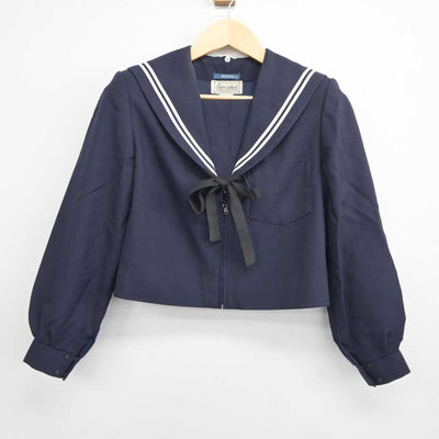 【中古】愛知県 富田中学校 女子制服 3点 (セーラー服・スカート) sf044819