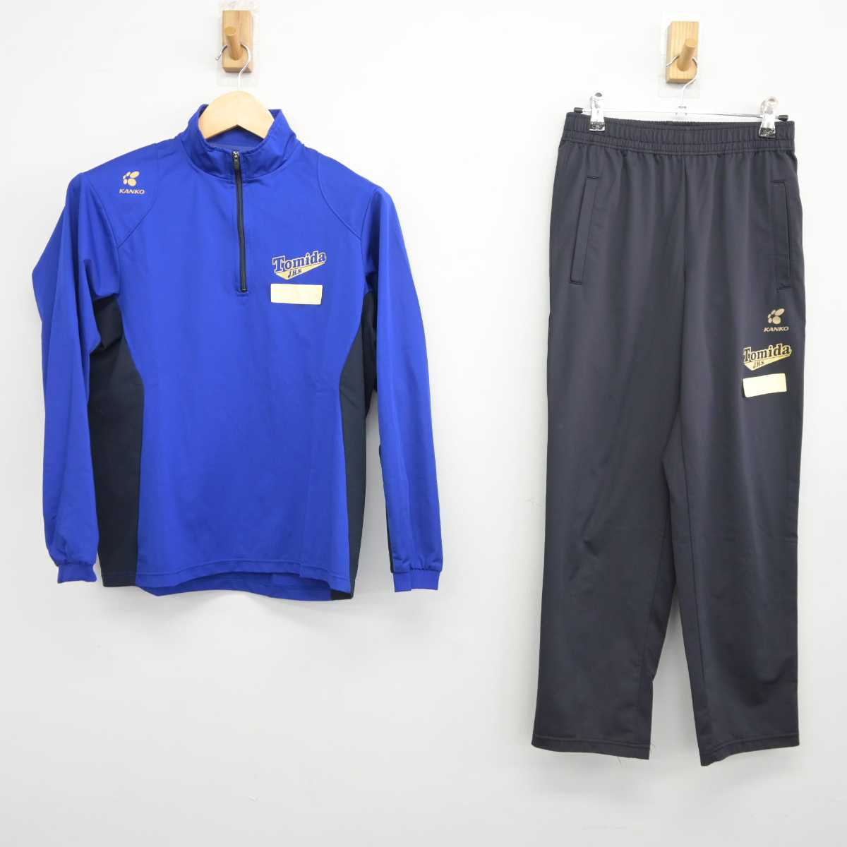 【中古】愛知県 富田中学校 女子制服 2点 (ジャージ 上・ジャージ 下) sf044823