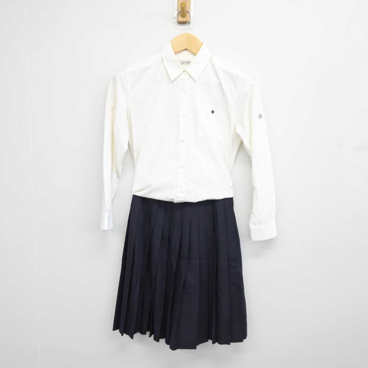 【中古】千葉県 八千代松蔭中学校 女子制服 3点 (ブレザー・シャツ・スカート) sf044834