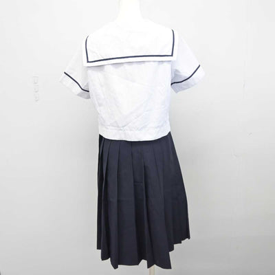 【中古】福岡県 福岡工業大学付属城東高等学校 女子制服 4点 (セーラー服・スカート) sf044839