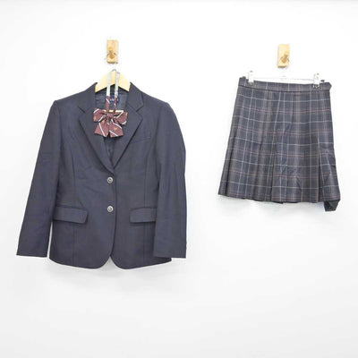 【中古】東京都 若葉総合高等学校 女子制服 3点 (ブレザー・スカート) sf044848