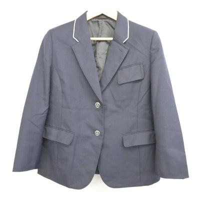 【中古】福岡県 福岡市内中学新標準服 女子制服 2点 (ブレザー・ズボン) sf044853