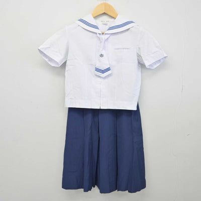 【中古】福岡県 香住丘高等学校 女子制服 5点 (セーラー服・スカート) sf044863