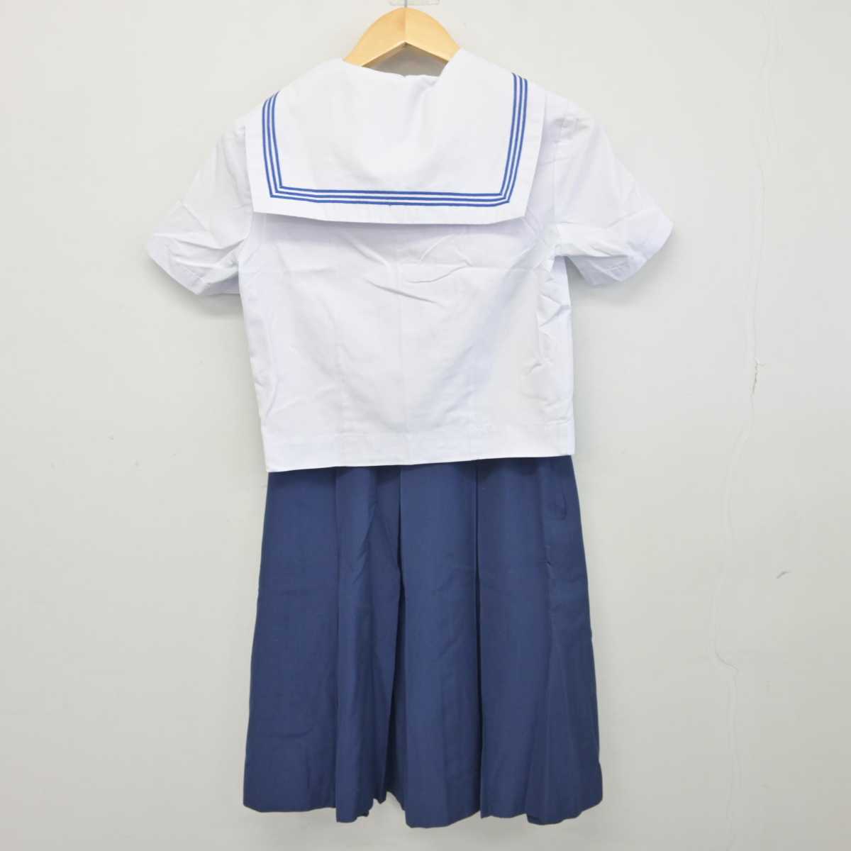 【中古】福岡県 香住丘高等学校 女子制服 5点 (セーラー服・スカート) sf044863