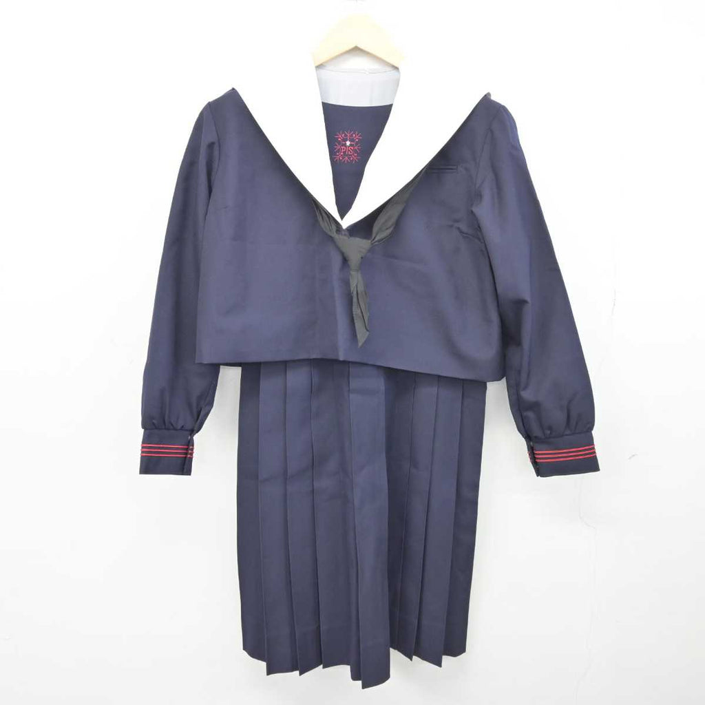 大阪府 プール学院中学校・高校 校章バッジ セーラー服 (制服/有名私立/女子校/女子高/