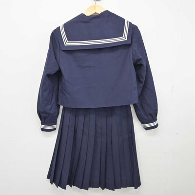 【中古】和歌山県 新宮市立緑丘中学校 女子制服 4点 (セーラー服・スカート) sf044871