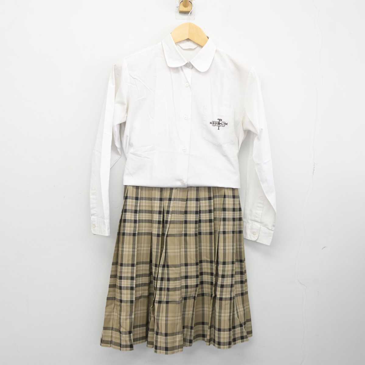 【中古】埼玉県 浦和ルーテル学院中学校 女子制服 3点 (ブレザー・シャツ・スカート) sf044880