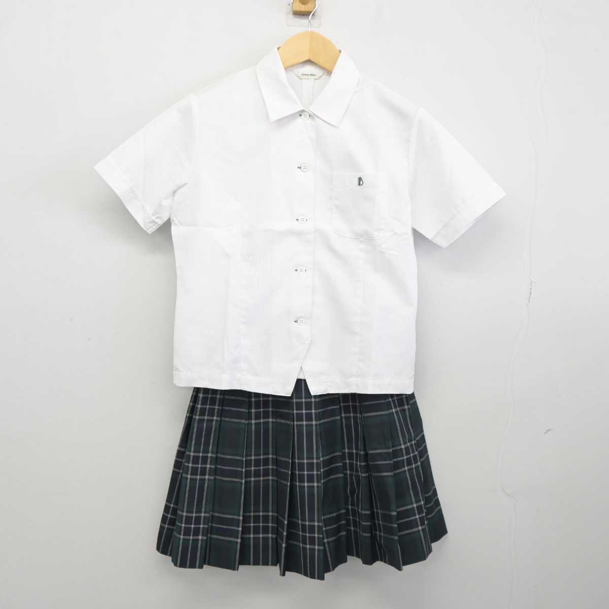 【中古】東京都 文京学院大学女子高等学校 女子制服 2点 (シャツ・スカート) sf044884