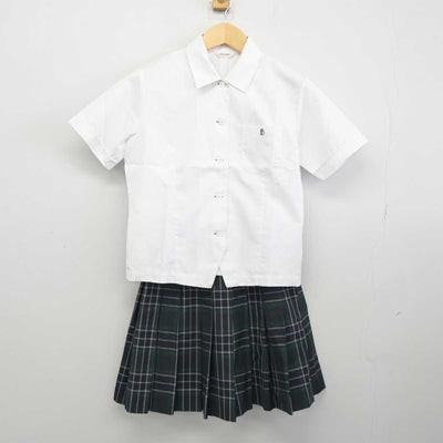 【中古】東京都 文京学院大学女子高等学校 女子制服 2点 (シャツ・スカート) sf044884