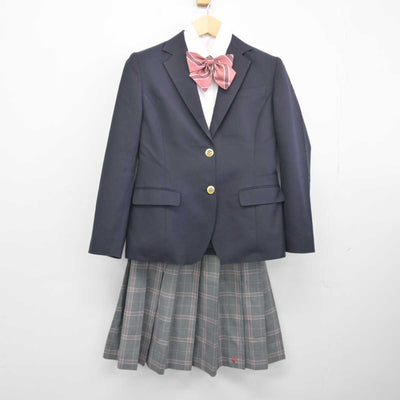 【中古】大阪府 上宮高等学校 女子制服 5点 (ブレザー・シャツ・スカート) sf044900