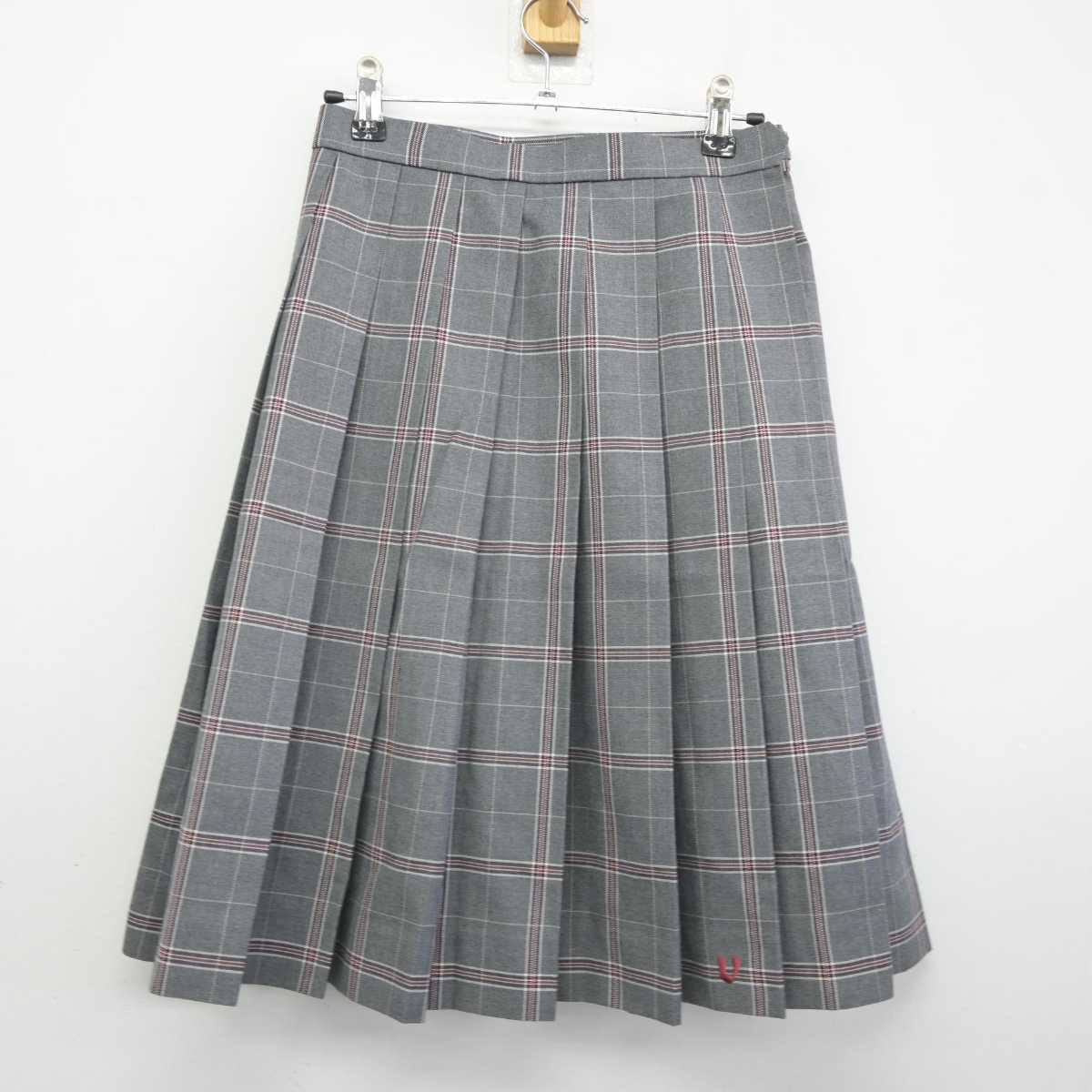 【中古】大阪府 上宮高等学校 女子制服 5点 (ブレザー・シャツ・スカート) sf044900