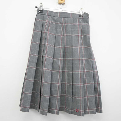 【中古】大阪府 上宮高等学校 女子制服 4点 (シャツ・ニットベスト・スカート) sf044901