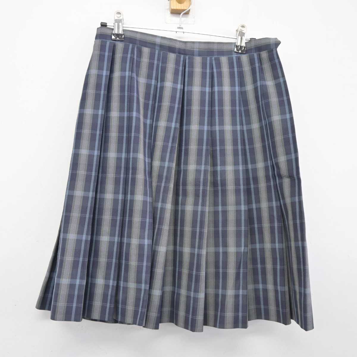 【中古】東京都 明豊中学校 女子制服 2点 (ニット・スカート) sf044909