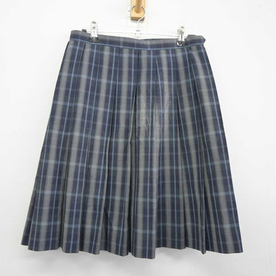 【中古】東京都 明豊中学校 女子制服 2点 (ニットベスト・スカート) sf044911