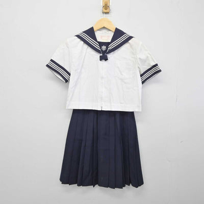 【中古】東京都 目白研心高等学校 女子制服 3点 (セーラー服・スカート) sf044920