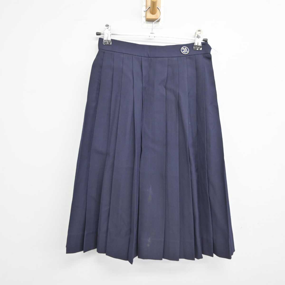 【中古】東京都 目白研心高等学校 女子制服 3点 (セーラー服・スカート) sf044920