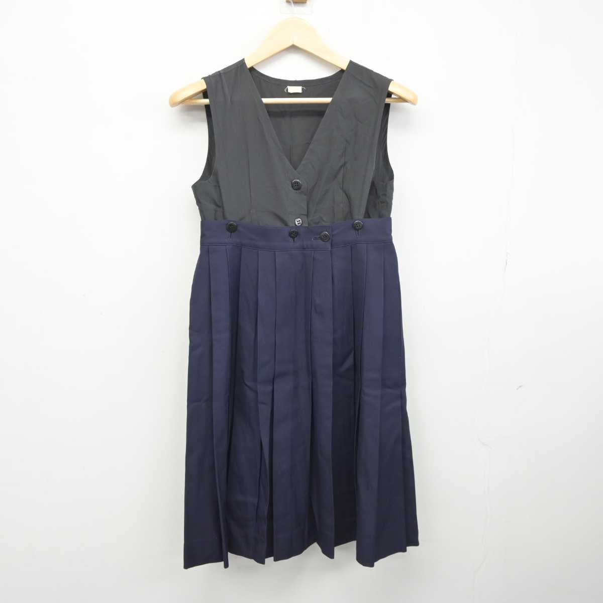 【中古】千葉県 和洋国府台女子高等学校 女子制服 4点 (セーラー服・スカート) sf044927