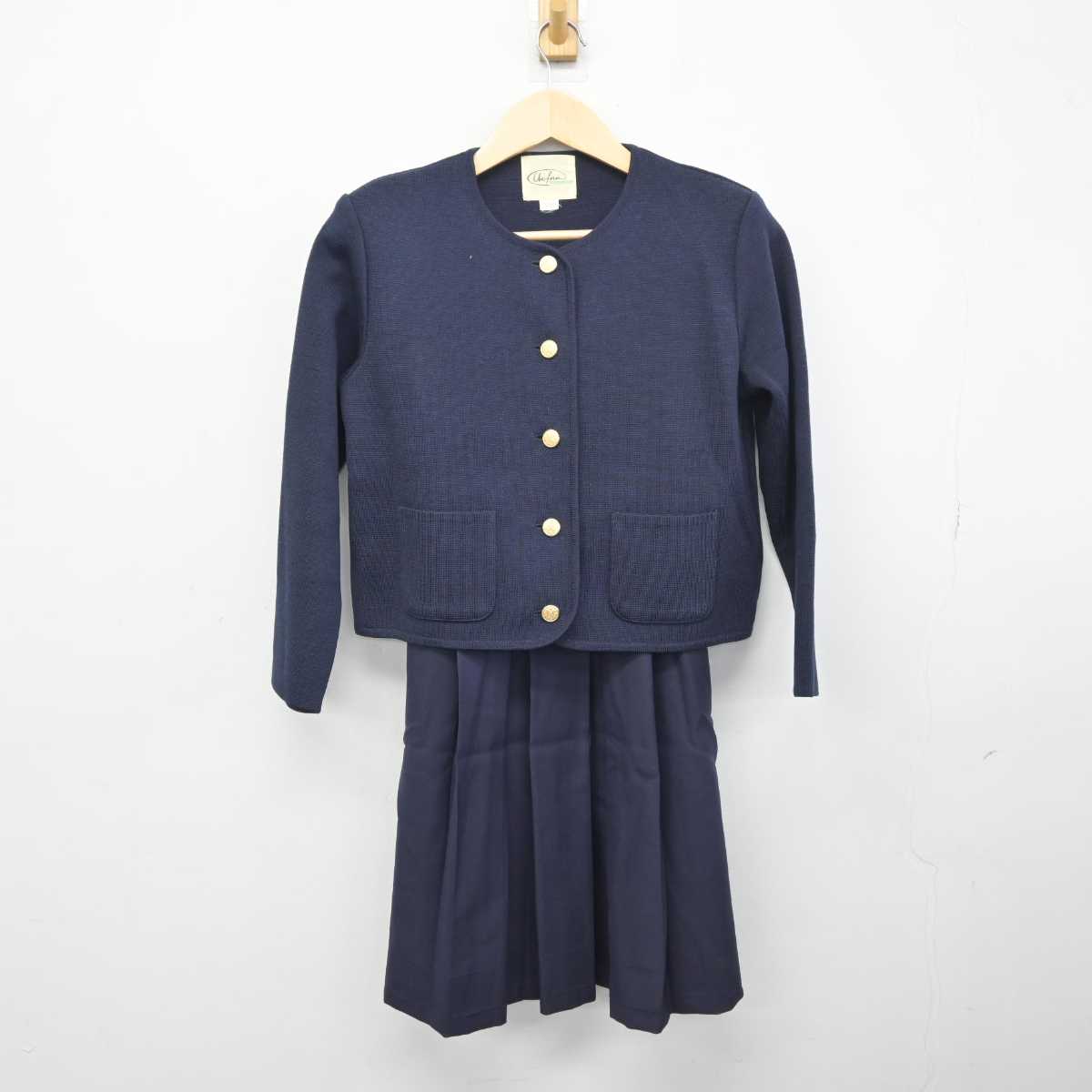 【中古】福岡県 福岡雙葉小学校 女子制服 2点 (ブレザー・ジャンパースカート) sf044936