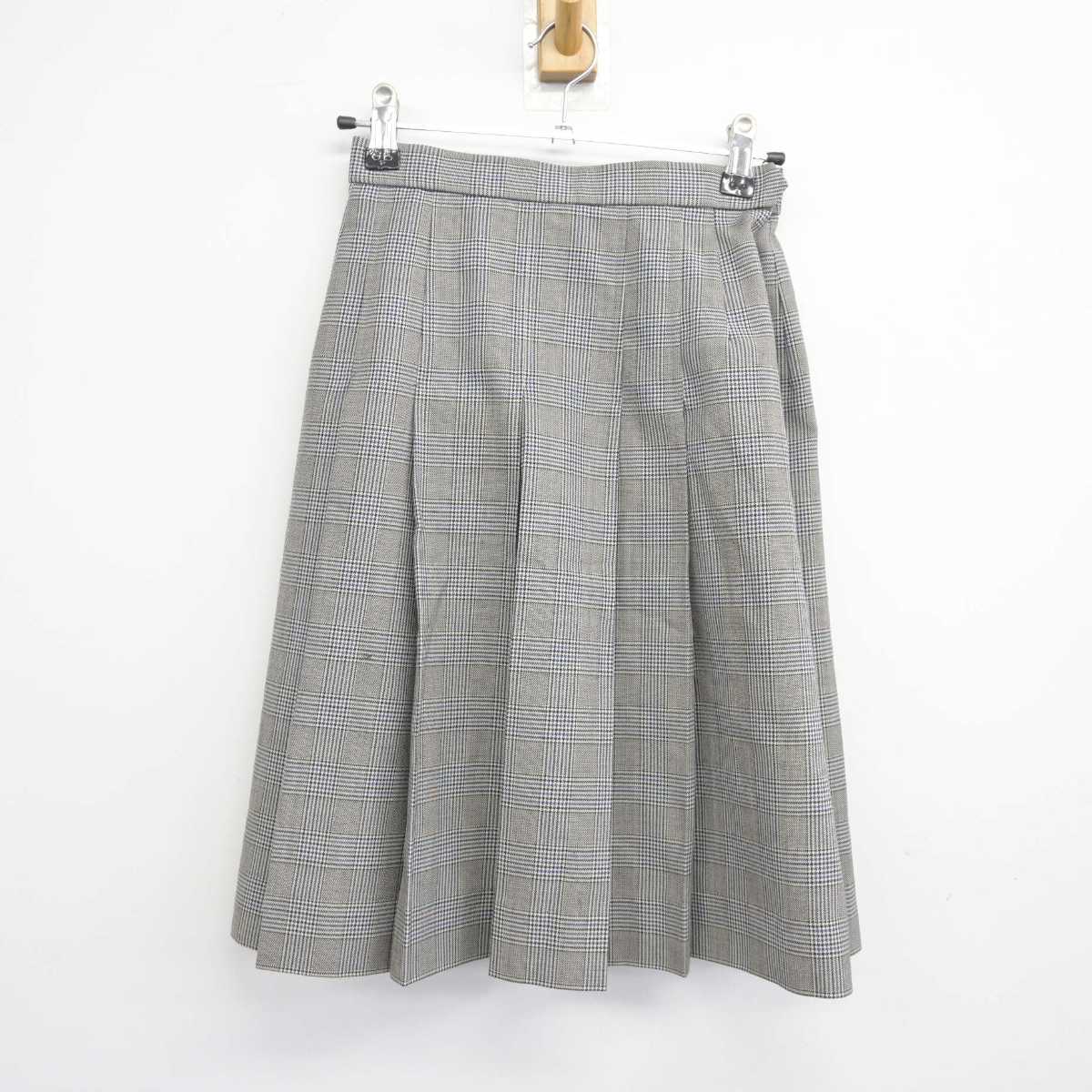 【中古】京都府 大宅中学校 女子制服 2点 (スカート) sf044948