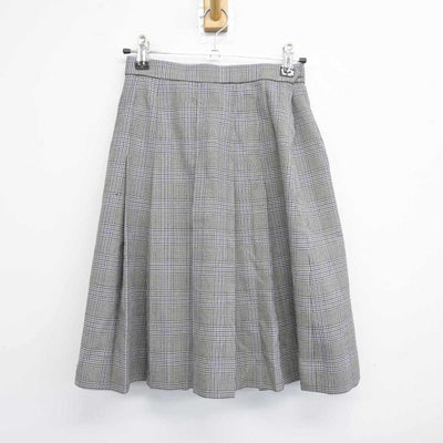 【中古】京都府 大宅中学校 女子制服 2点 (ニットベスト・スカート) sf044949