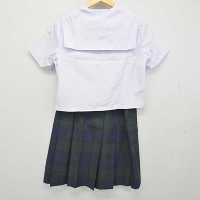 【中古】長崎県 鳴北中学校 女子制服 3点 (セーラー服・スカート) sf044959