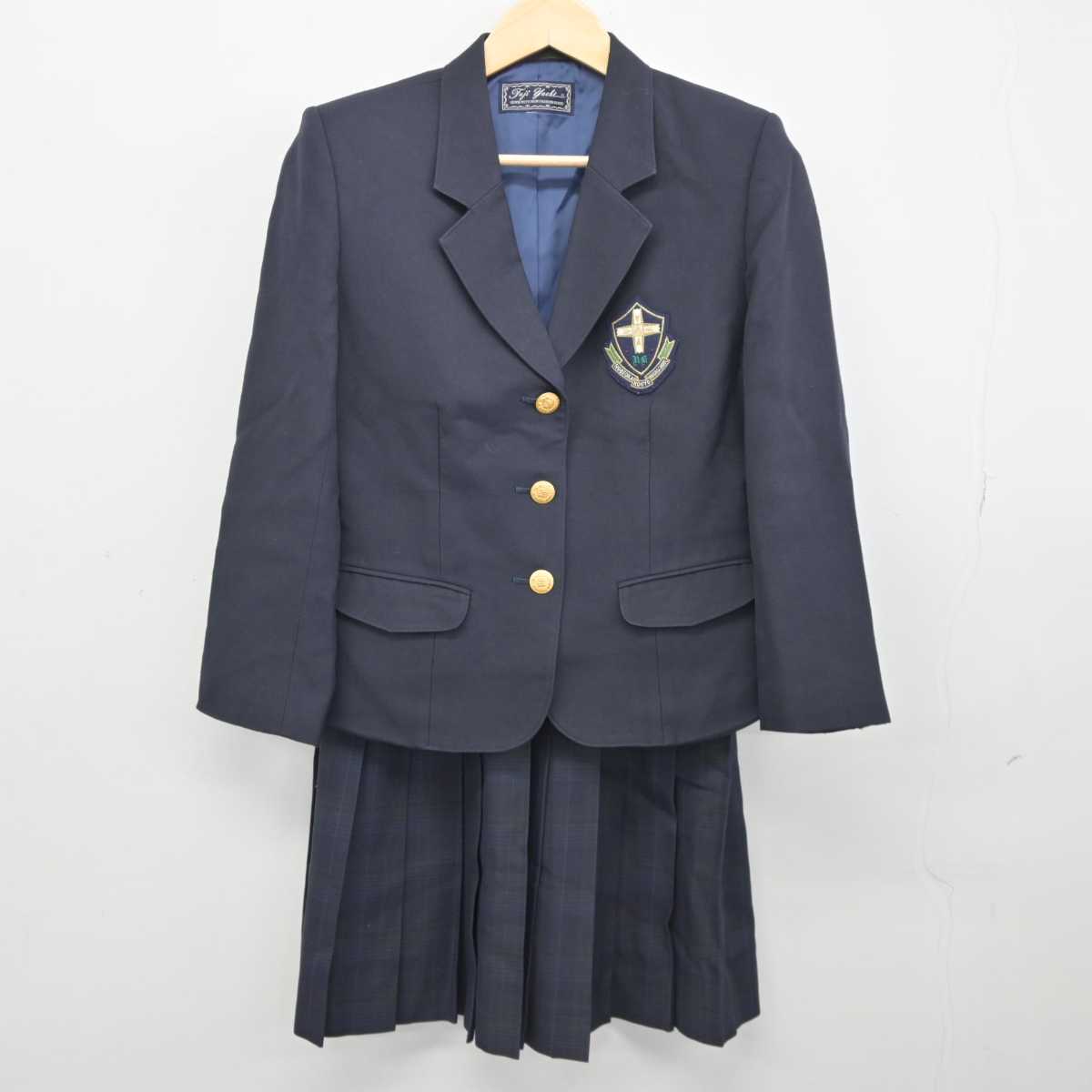 【中古】宮崎県 延岡工業高等学校 女子制服 3点 (ブレザー・スカート) sf044982