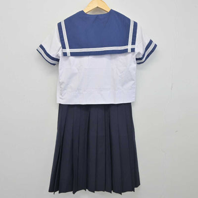 【中古】大阪府 大阪成蹊女子高等学校 女子制服 3点 (セーラー服・スカート) sf044999