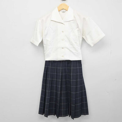 【中古】神奈川県 横浜女学院中学校 女子制服 2点 (シャツ・スカート) sf045027