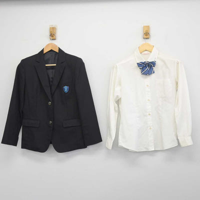 【中古】大阪府 千里青雲高等学校 女子制服 4点 (ブレザー・シャツ・スカート) sf045037