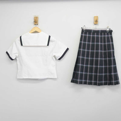 【中古】長崎県 佐世保実業高等学校 女子制服 4点 (セーラー服・ニットベスト・スカート) sf045048