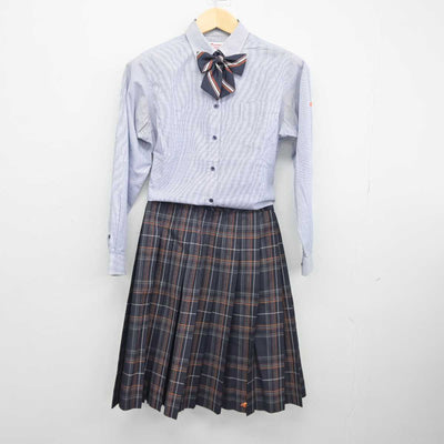 【中古】北海道 北海道科学大学高等学校 女子制服 4点 (ブレザー・シャツ・スカート) sf045050