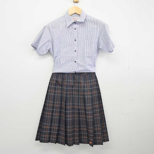 中古】北海道 北海道科学大学高等学校 女子制服 2点 (シャツ・スカート