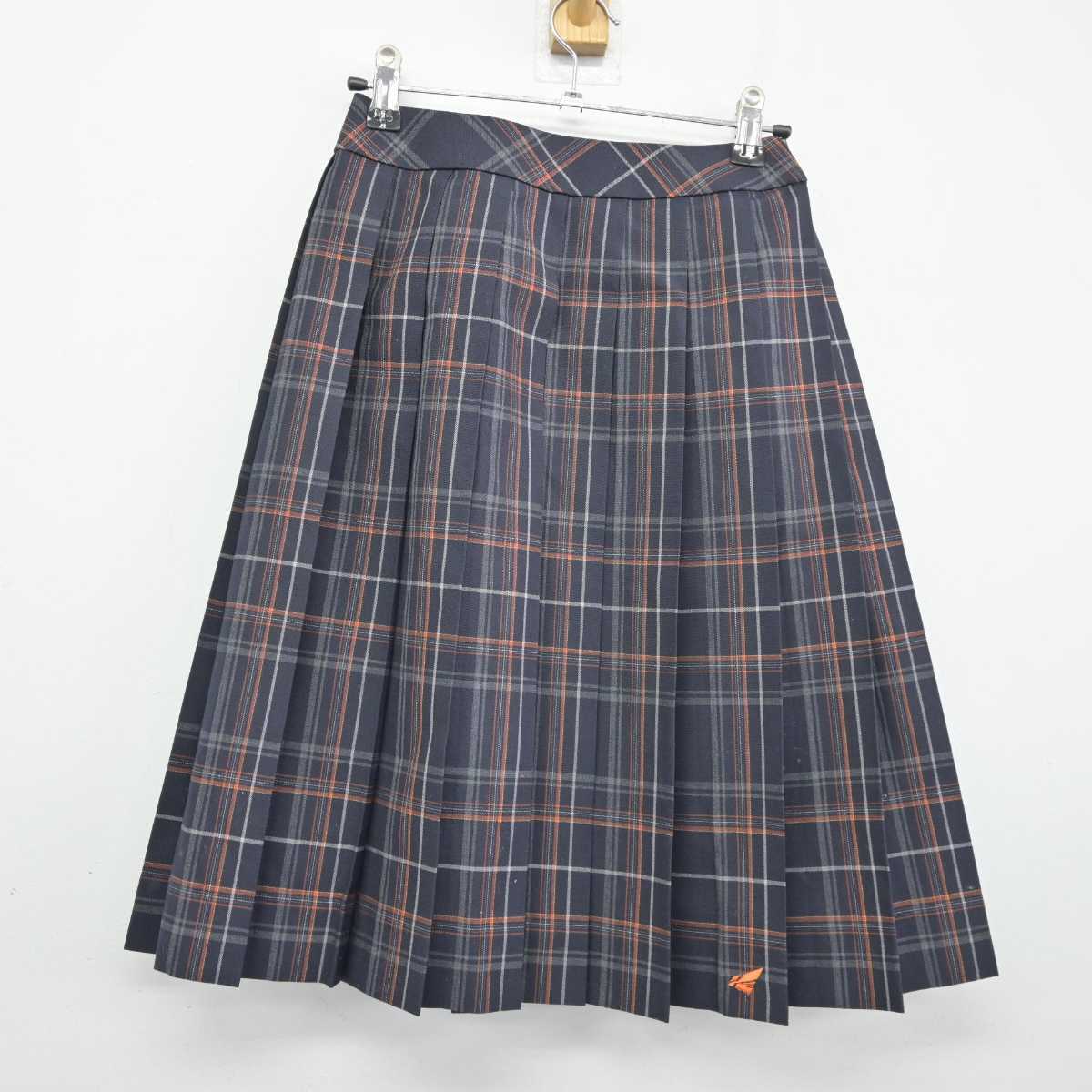 【中古】北海道 北海道科学大学高等学校 女子制服 2点 (シャツ・スカート) sf045051