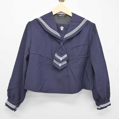 【中古】宮城県 仙台白百合学園中学校高等学校 女子制服 2点 (セーラー服・スカート) sf045070